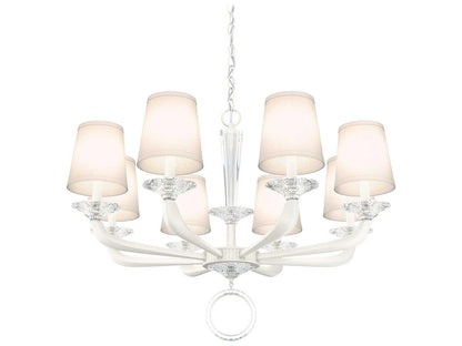 Schonbek Emilea 8-Light Crystal Candelabra Empire Tiered Chandelier