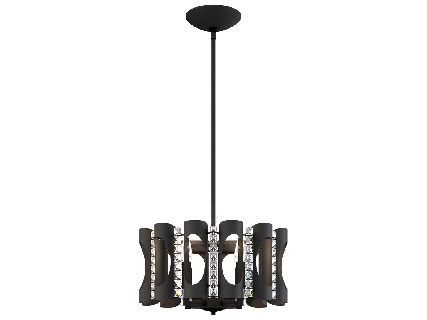 Schonbek 4-Light Twilight Chandelier with Optic Crystal
