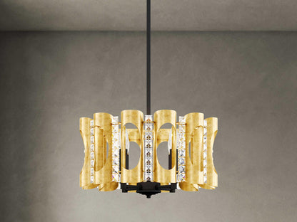 Schonbek 4-Light Twilight Chandelier with Optic Crystal