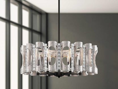 Schonbek Twilight 6-Light Chandelier with Crystal Accents
