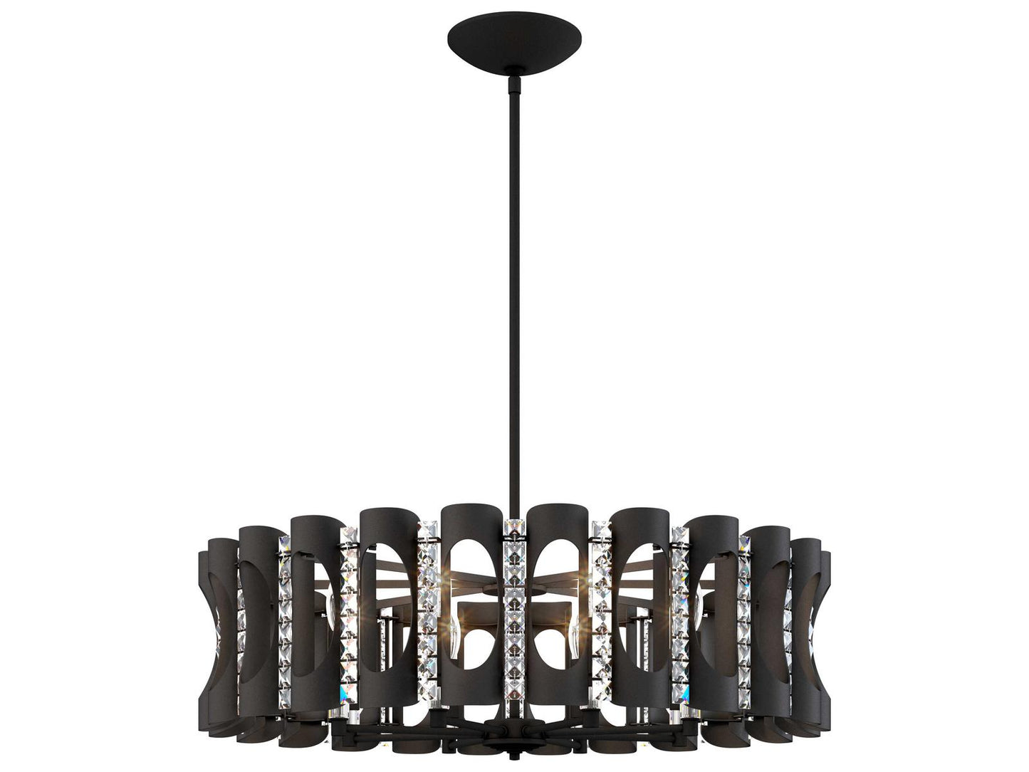 Schonbek Twilight 8-Light Chandelier with Optic Crystal