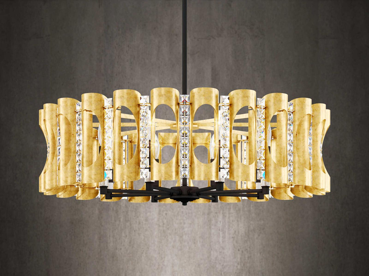 Schonbek Twilight 8-Light Chandelier with Optic Crystal