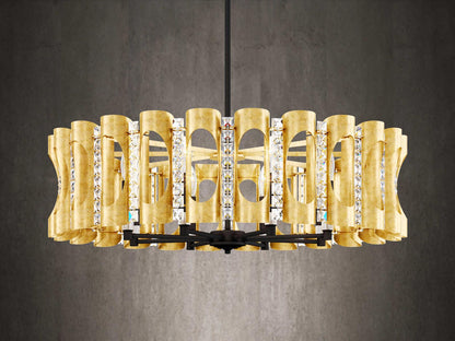 Schonbek Twilight 8-Light Chandelier with Optic Crystal