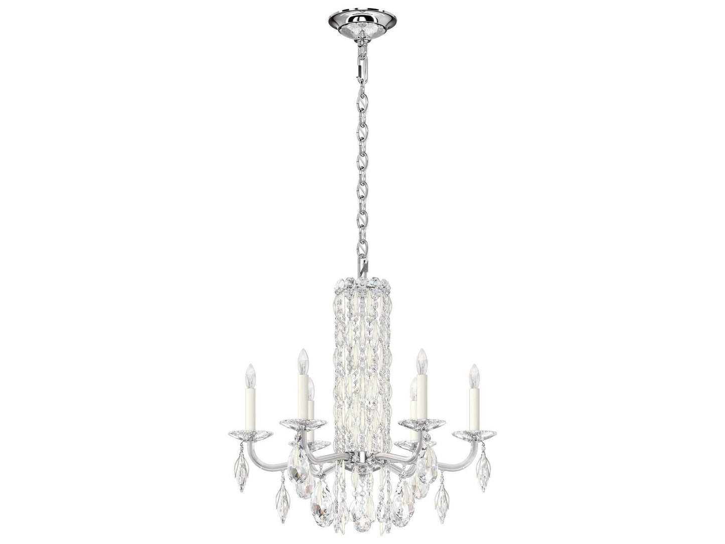 Schonbek 6-Light Siena Crystal Candelabra Chandelier
