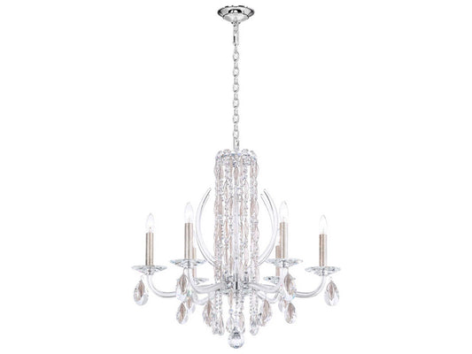 Schonbek 6-Light Sarella Crystal Candelabra Chandelier