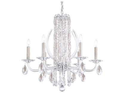 Schonbek 6-Light Sarella Crystal Candelabra Chandelier