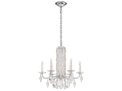 Schonbek 6-Light Sarella Crystal Candelabra Chandelier