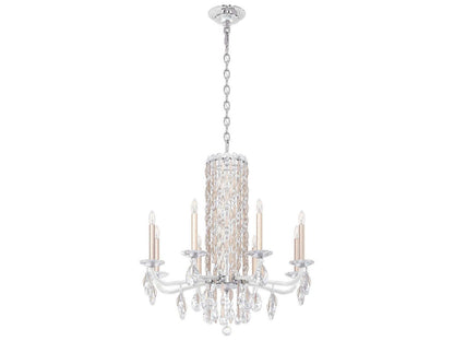 Schonbek Sarella 8-Light Black Crystal Candelabra Chandelier