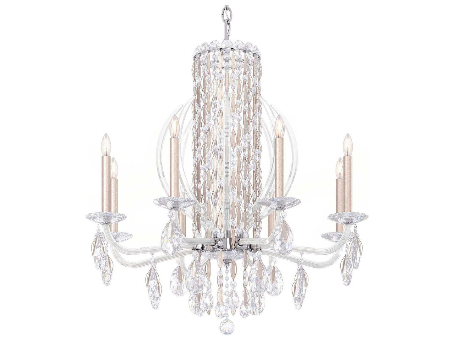 Schonbek Sarella 8-Light Crystal Chandelier