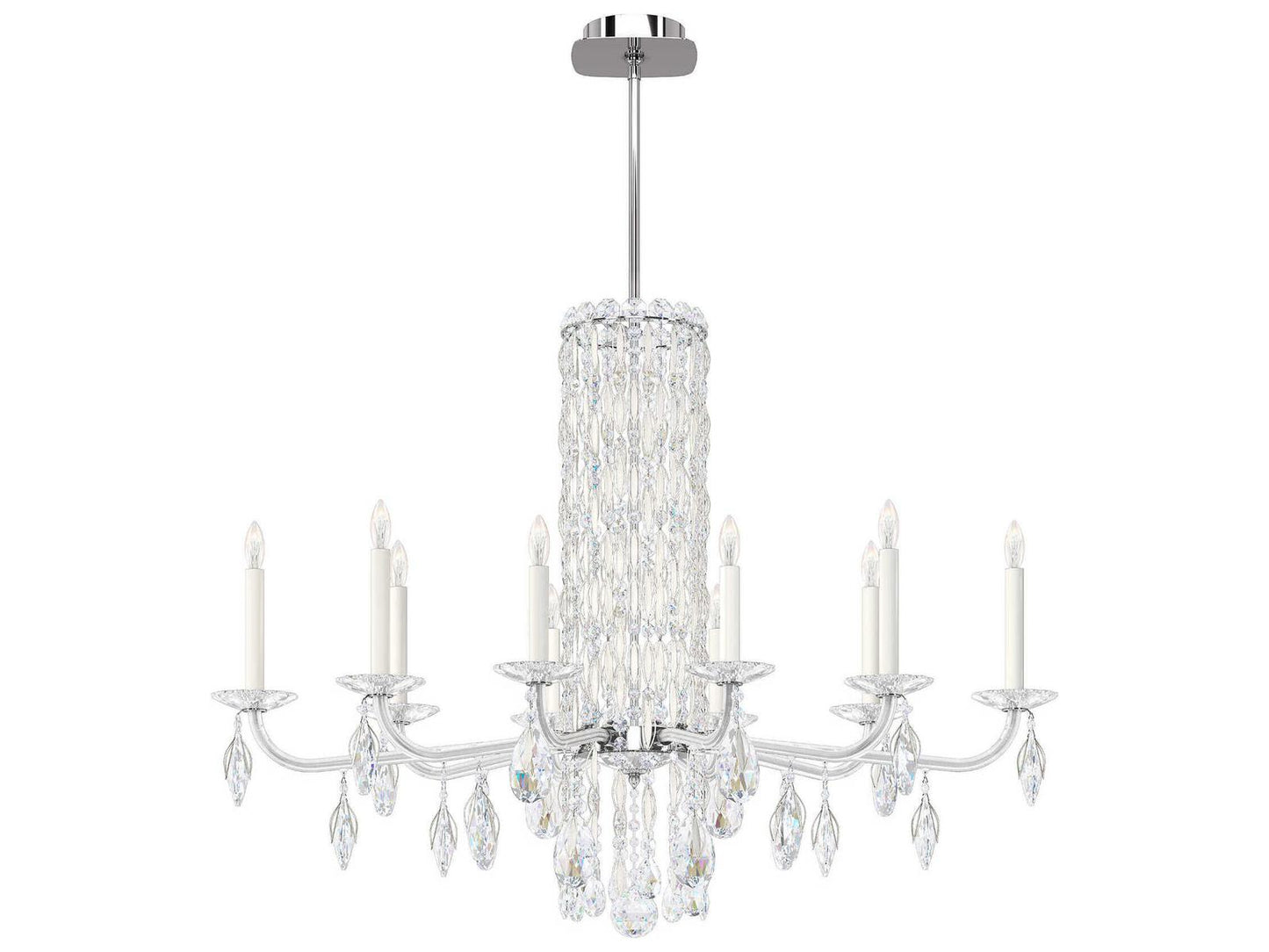 Schonbek 10-Light Siena Crystal Candelabra Chandelier