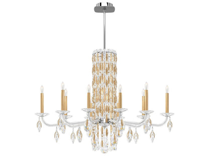 Schonbek 10-Light Siena Crystal Candelabra Chandelier