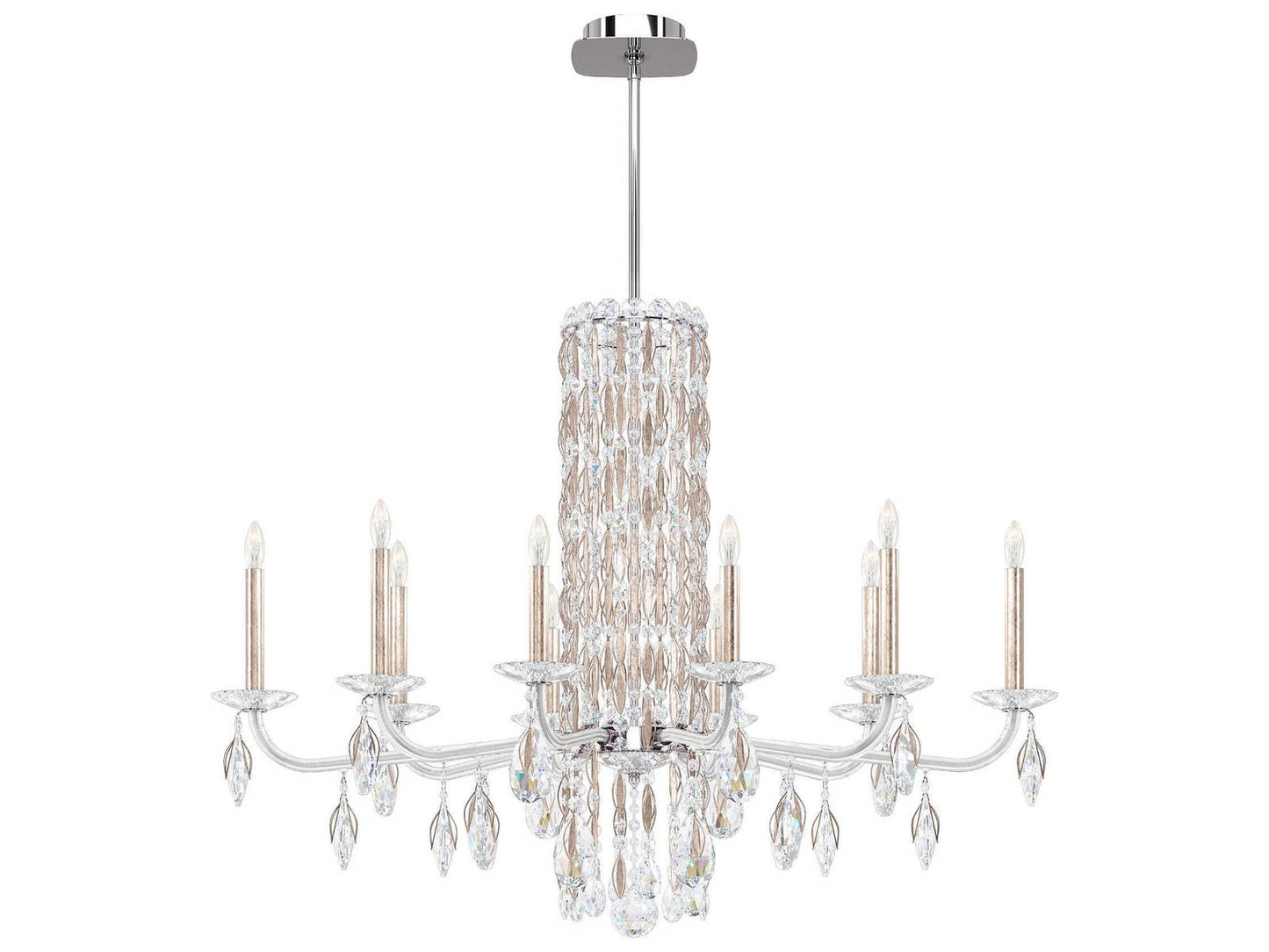 Schonbek 10-Light Siena Crystal Candelabra Chandelier