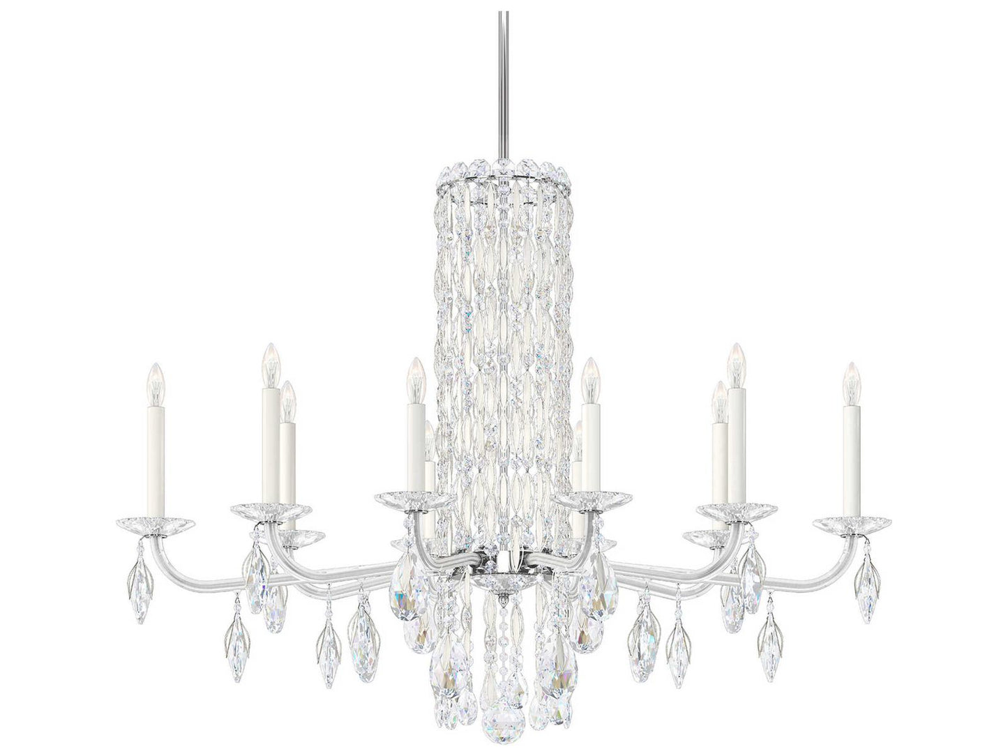 Schonbek 10-Light Siena Crystal Candelabra Chandelier