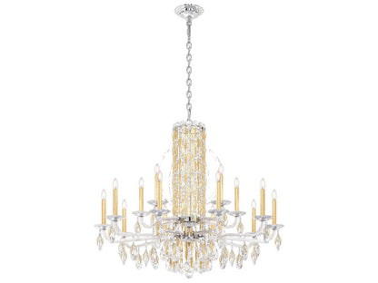 Schonbek Siena 15-Light Crystal Candelabra Chandelier