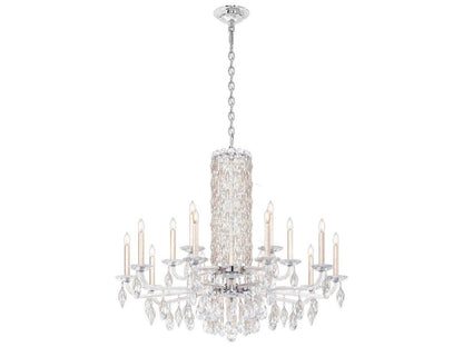 Schonbek Siena 15-Light Crystal Candelabra Chandelier