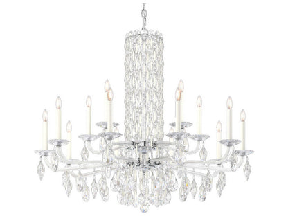 Schonbek Siena 15-Light Crystal Candelabra Chandelier