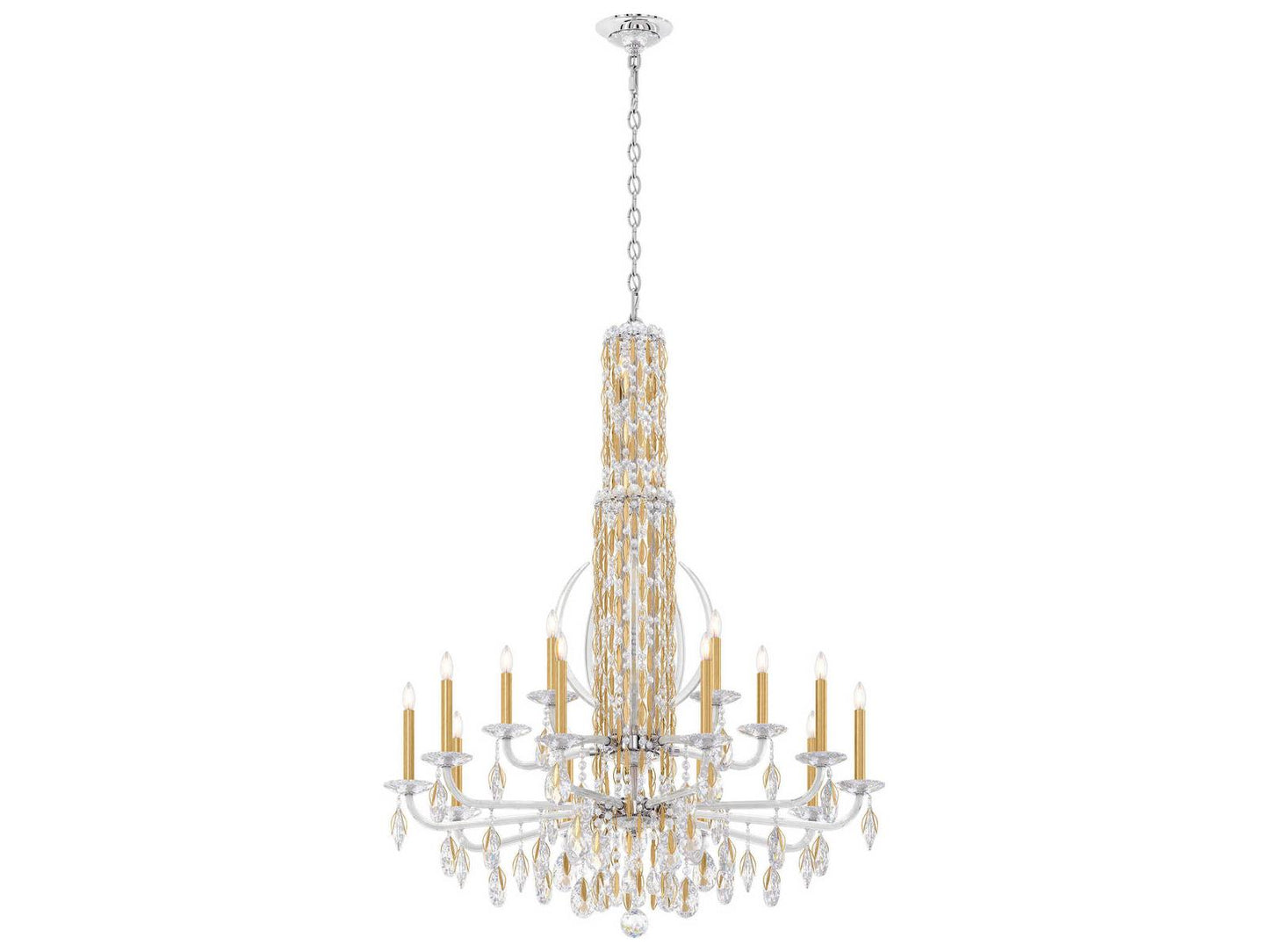 Schonbek Sarella 17-Light Candelabra Chandelier