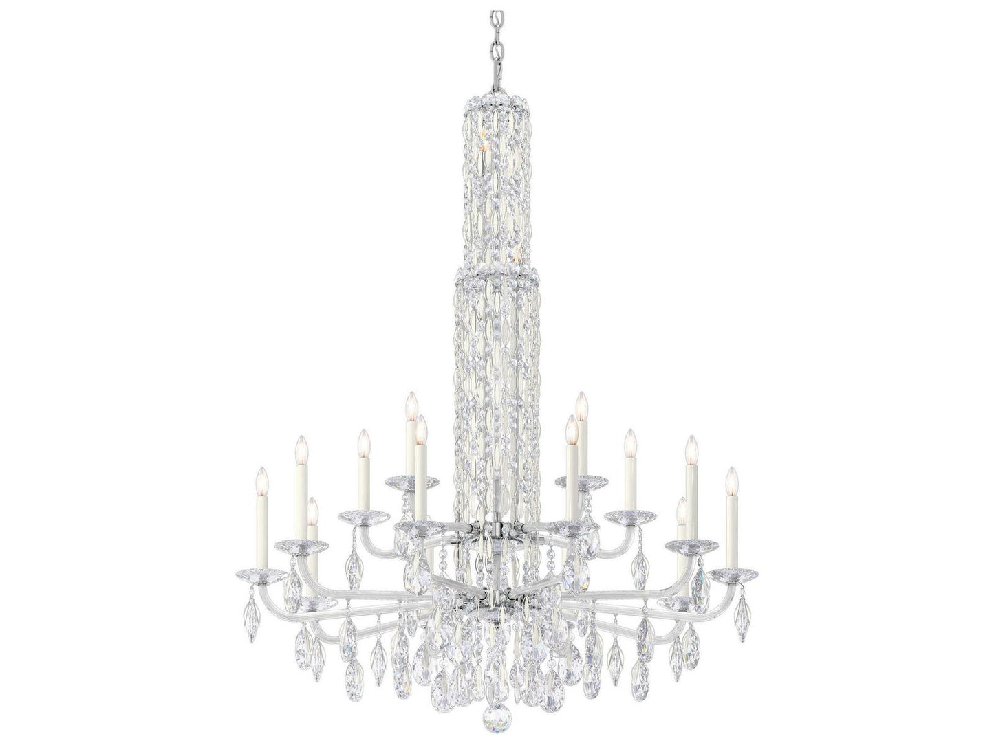 Schonbek Sarella 17-Light Candelabra Chandelier