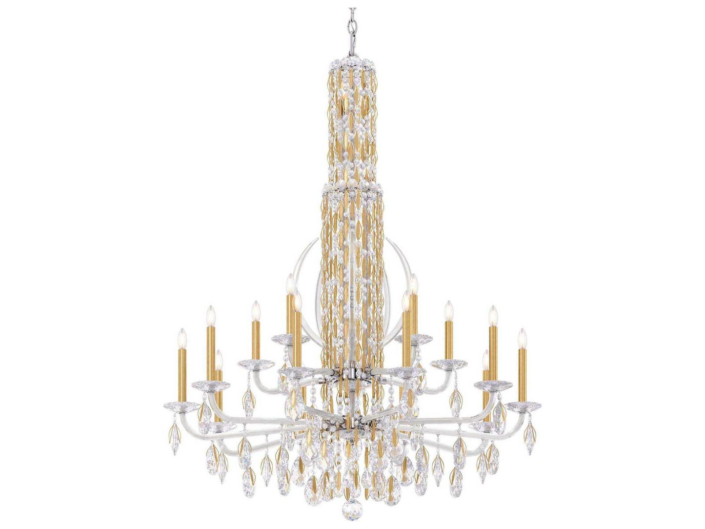 Schonbek Sarella 17-Light Candelabra Chandelier