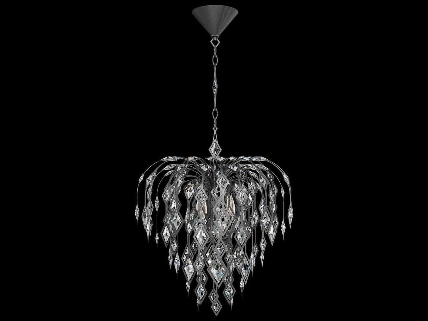 Schonbek Laureline 4-Light Chandelier with Optic Crystal
