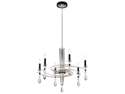 Schonbek Tempest 6-Light Candelabra Chandelier with Radiance Crystal