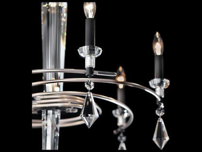 Schonbek Tempest 6-Light Candelabra Chandelier with Radiance Crystal