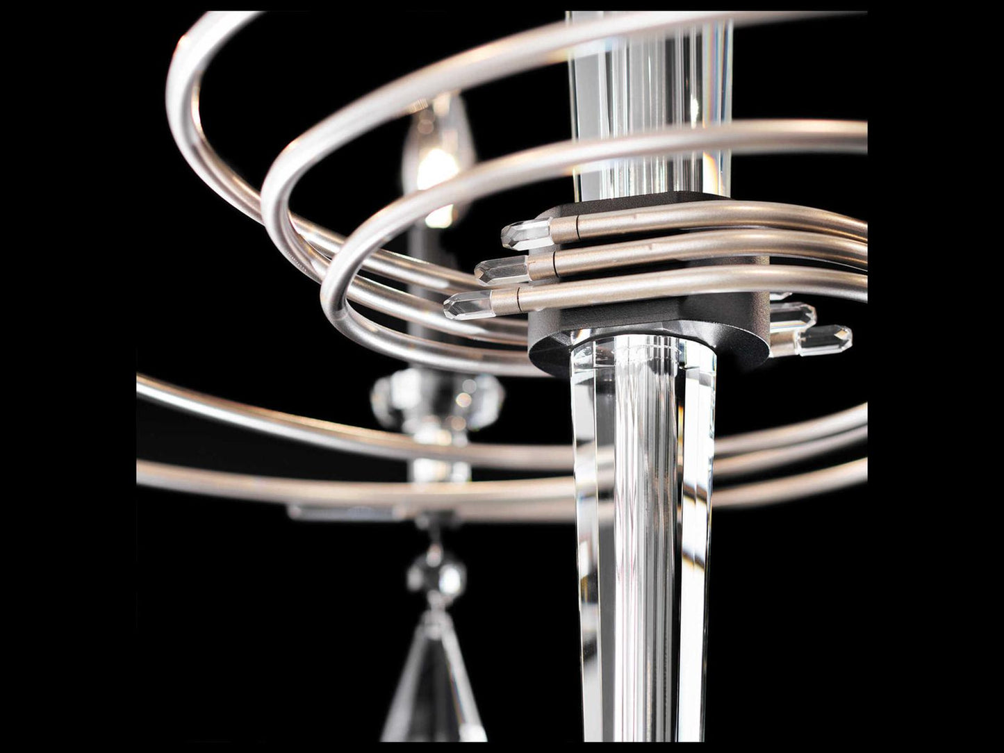 Schonbek Tempest 6-Light Candelabra Chandelier with Radiance Crystal