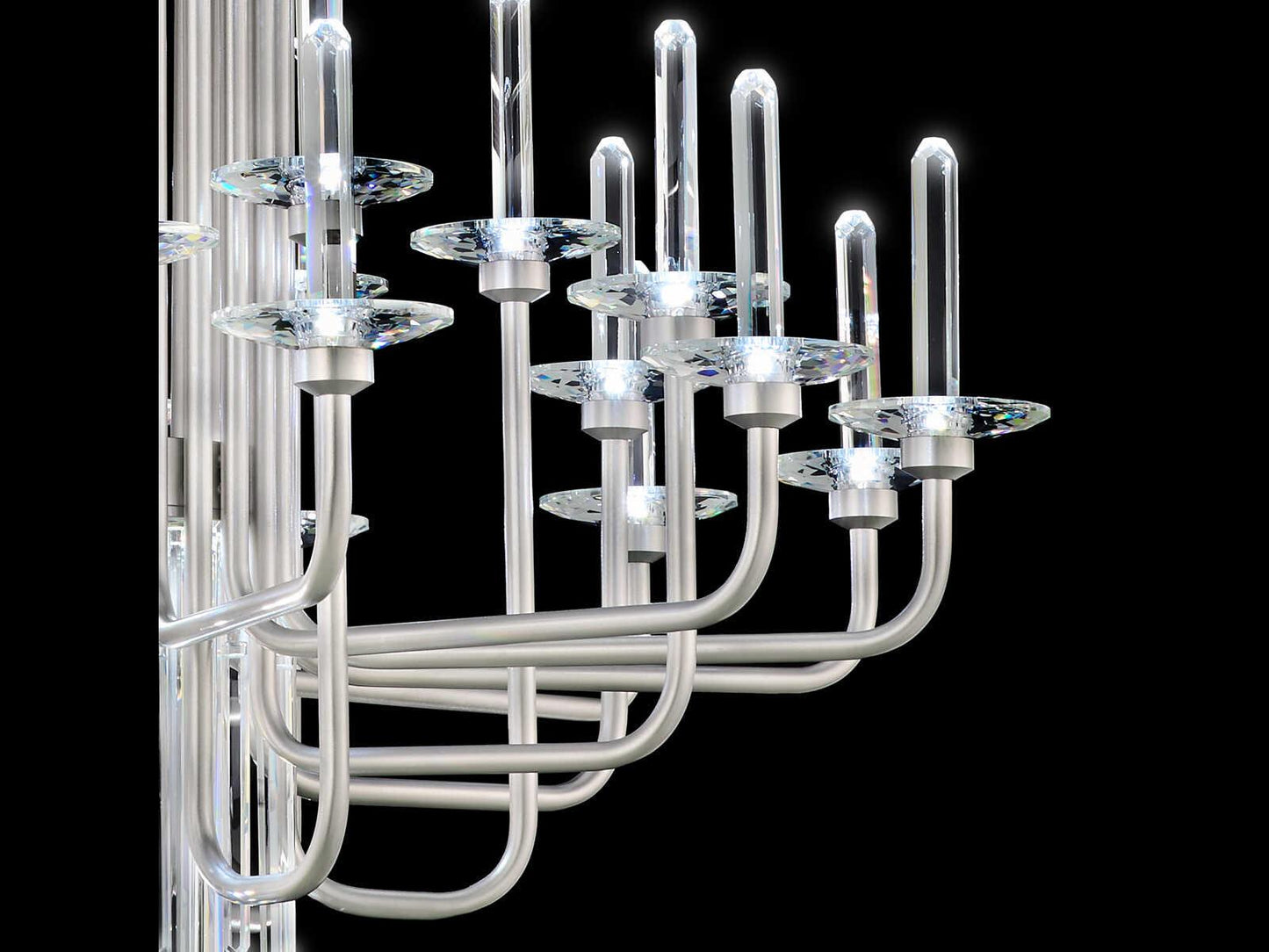 Schonbek Calliope Integrated LED Optic Crystal Chandelier