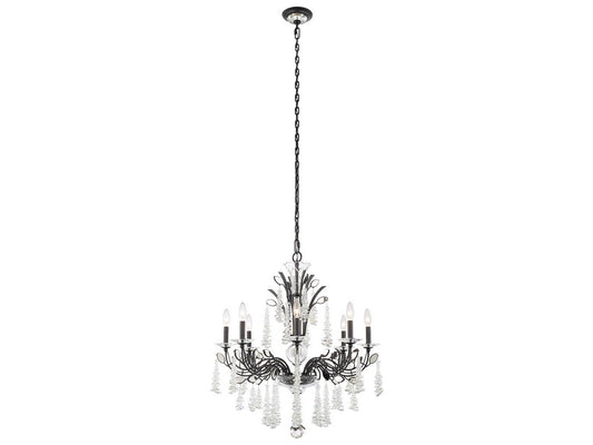 Schonbek MacLyn 8-Light Crystal Chandelier with Radiance Crystal