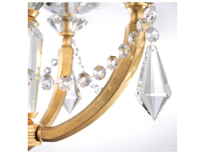 Schonbek 4-Light Verona Candelabra Chandelier with Radiance Crystal