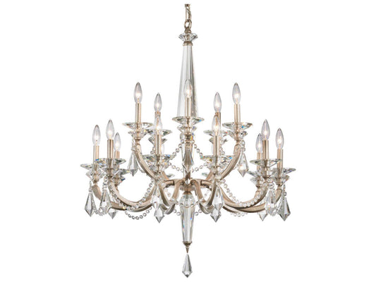 Schonbek Verona 15-Light Crystal Candelabra Chandelier