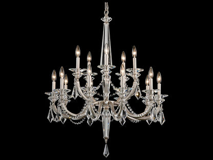 Schonbek Verona 15-Light Crystal Candelabra Chandelier