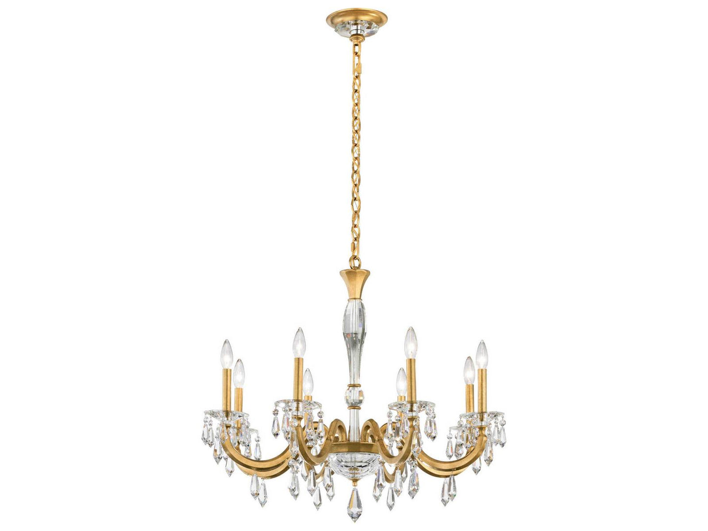 Schonbek Napoli 8-Light Candelabra Chandelier