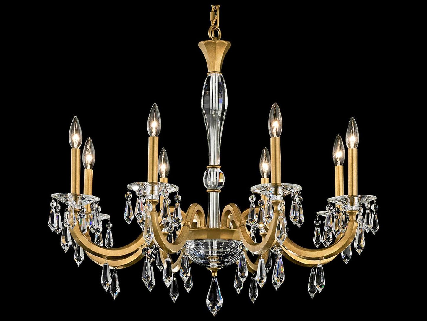 Schonbek Napoli 8-Light Candelabra Chandelier