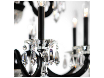 Schonbek Napoli 20-Light Candelabra Tiered Chandelier with Radiance Crystal