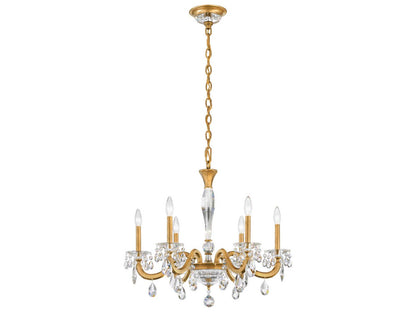 Schonbek San Marco 6-Light Clear Crystal Candelabra Chandelier