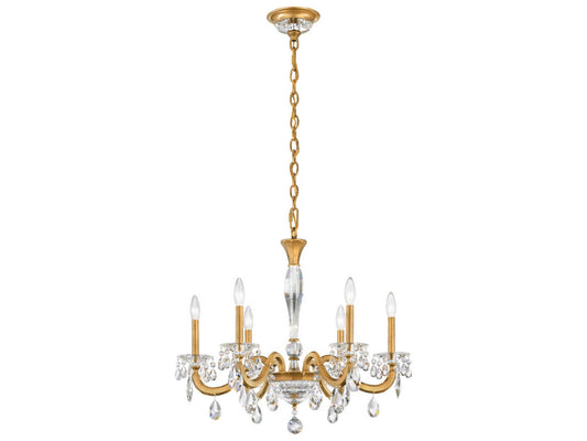 Schonbek San Marco 6-Light Clear Crystal Candelabra Chandelier