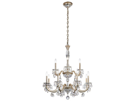 Schonbek 12-Light San Marco Candelabra Chandelier with Radiance Crystal