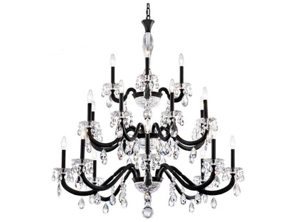 Schonbek San Marco 20-Light Crystal Candelabra Chandelier