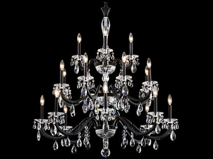 Schonbek San Marco 20-Light Crystal Candelabra Chandelier