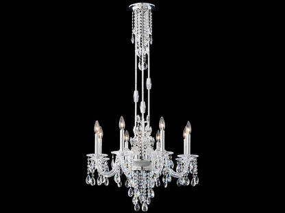 Schonbek Rainier 8-Light Candelabra Chandelier with Radiance Crystal