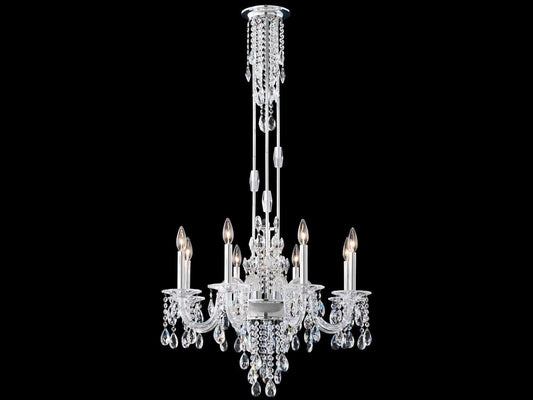 Schonbek Rainier 8-Light Candelabra Chandelier with Radiance Crystal