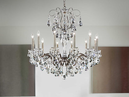 Schonbek 10-Light Sonatina Crystal Chandelier with Heritage Handcut Crystal