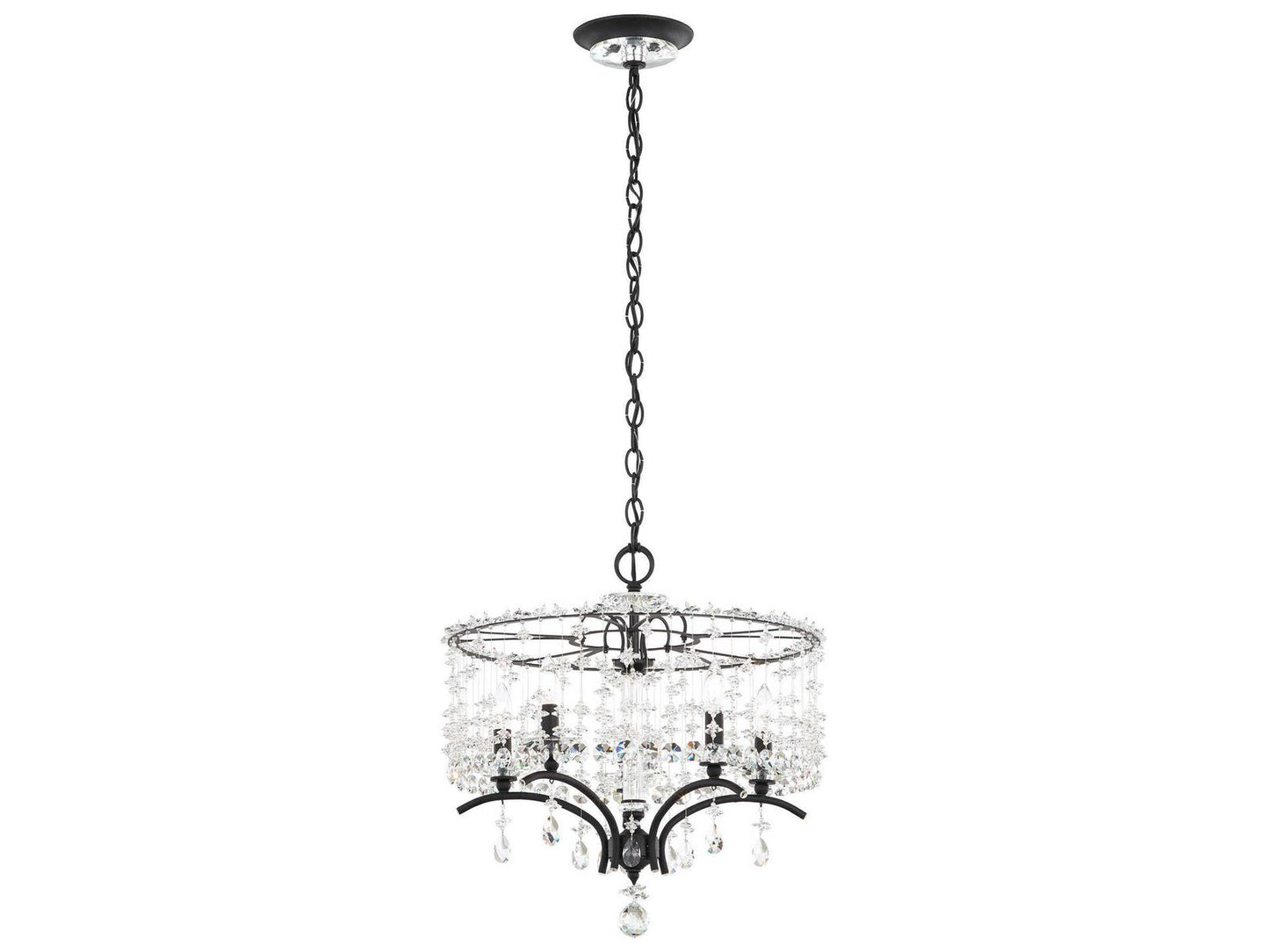 Schonbek Bella Rose 5-Light Crystal Candelabra Chandelier