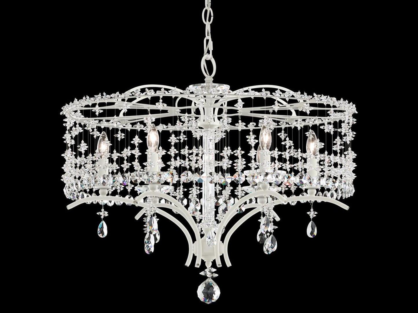 Schonbek 6-Light Bella Rose Crystal Chandelier