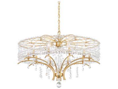 Schonbek 10-Light Bella Rose Crystal Candelabra Chandelier