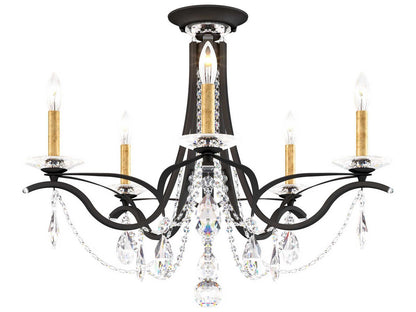 Schonbek Vesca 5-Light Bronze Crystal Chandelier