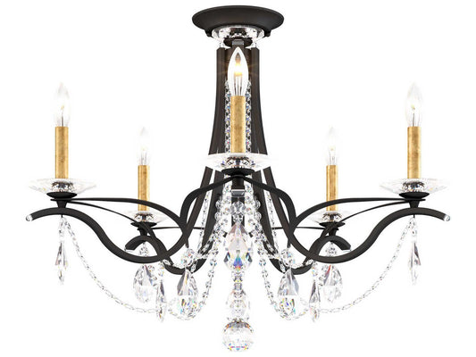 Schonbek Vesca 5-Light Bronze Crystal Chandelier