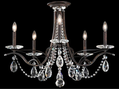 Schonbek Vesca 5-Light Bronze Crystal Chandelier