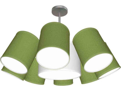 Seascape Lamps 9-Light Buster Cylinder Chandelier Modern Design